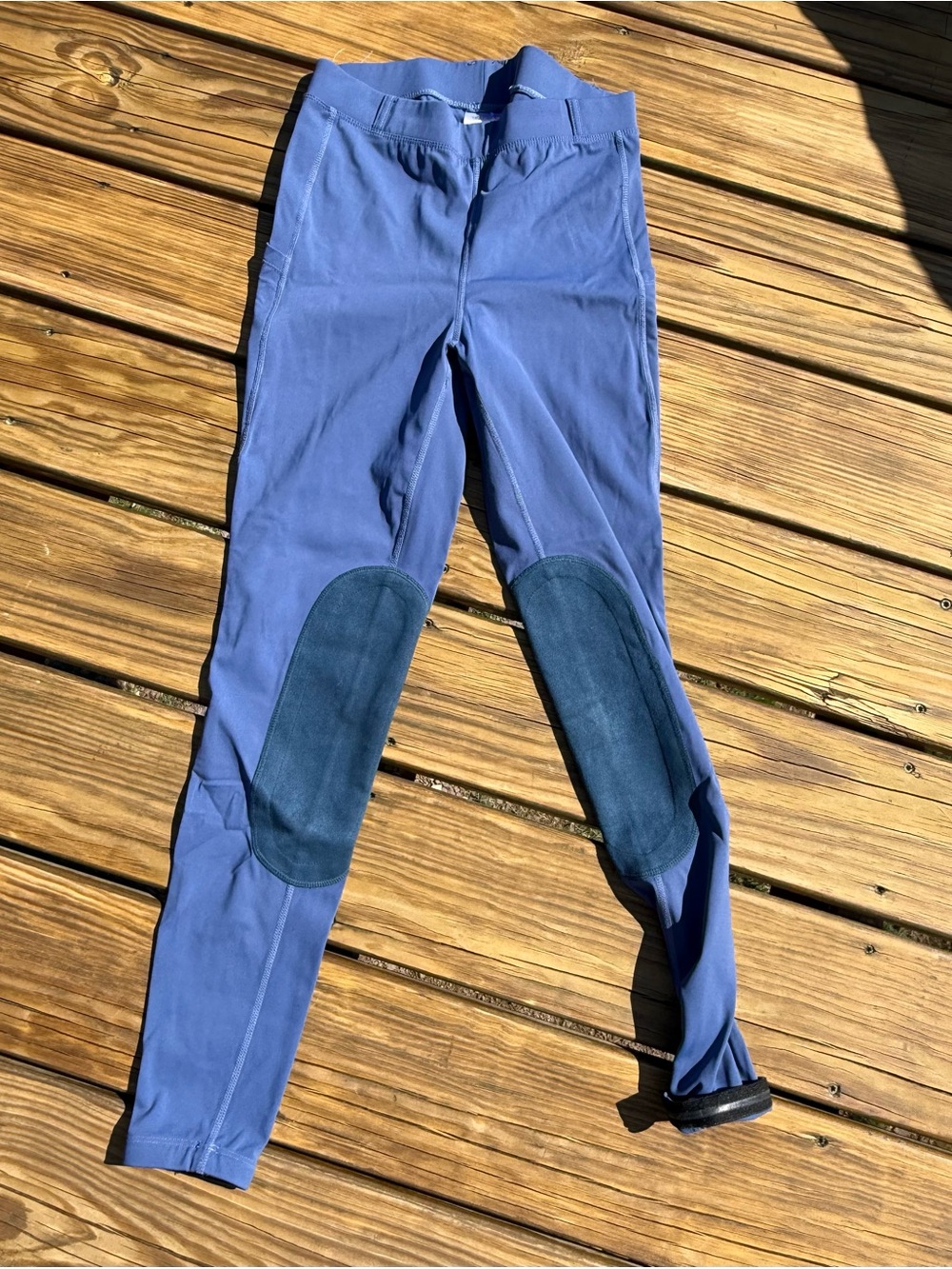 Baleaf Blue Riding Tights with Knee Patches